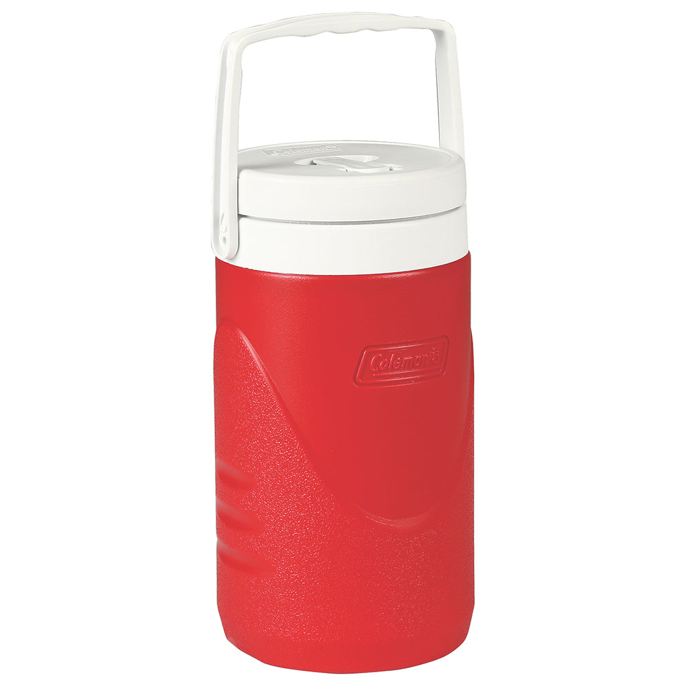 Coleman 1/2 Gallon Beverage Cooler – Blue | Insulated Drink Jug with Flip-Top Spout & Leak-Resistant Design