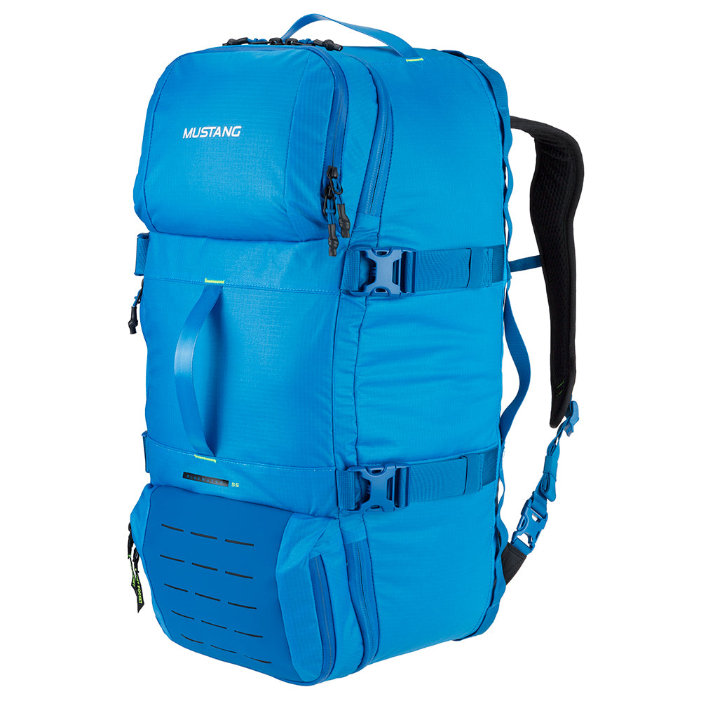 Mustang Bluewater 55L Gear Hauler – Azure | Waterproof 55-Liter Marine Gear Bag with Rugged Construction & Carry Straps